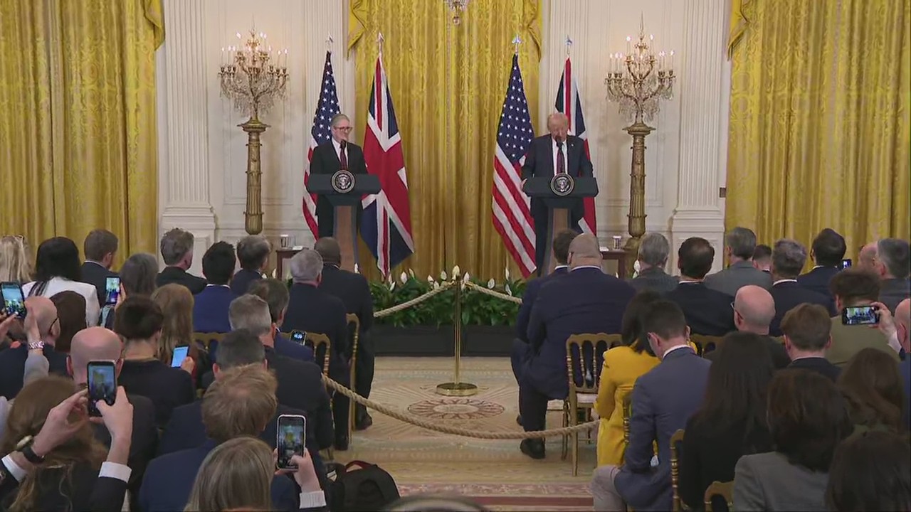 President Trump, UK Prime Minister Starmer speak at White House