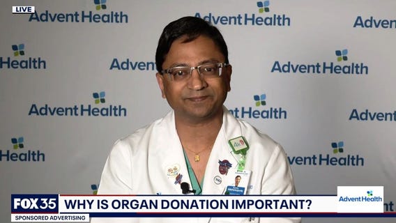AdventHealth Orlando: Why organ donation is so important