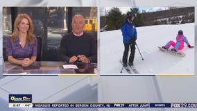 Jenn tries viral snowboard, ski trick at Montage Mountain