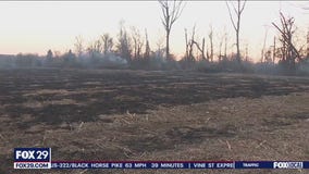 Mercer County wildfire 90 percent contained Sunday night