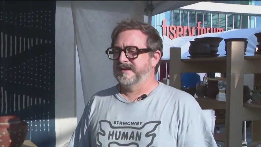 Pottery at the Morning Glory Art Fair