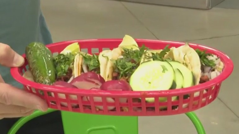 Tasty tacos at Monterrey Market