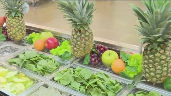 Fresh fruit and juice bar