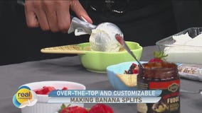 Over-the-top and customizable; Making banana splits