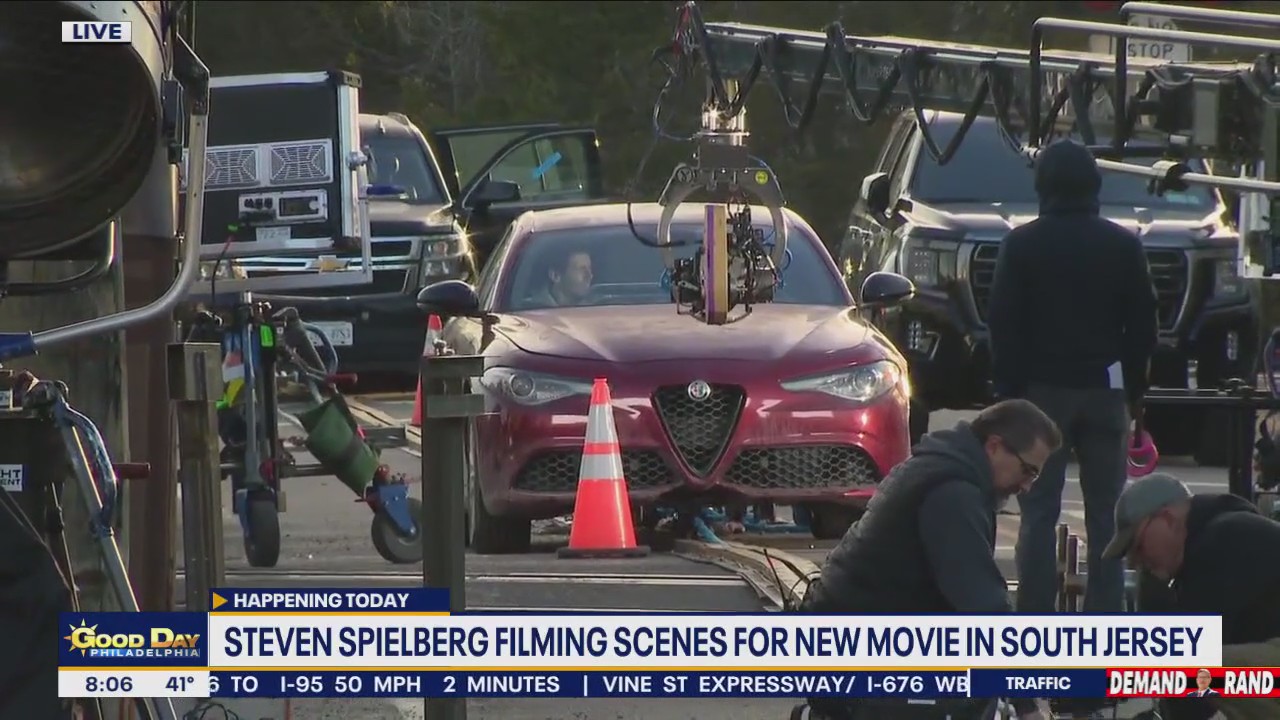 Steven Spielberg seen filming scene for new movie in South Jersey