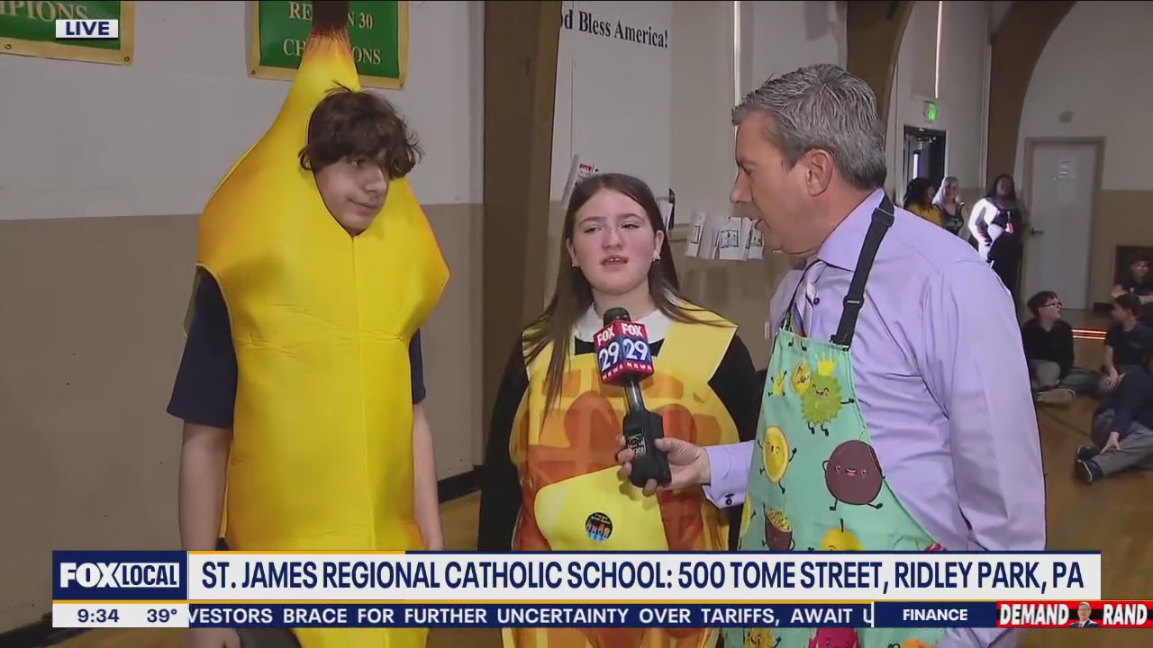 National School Breakfast week at St. James Regional Catholic School