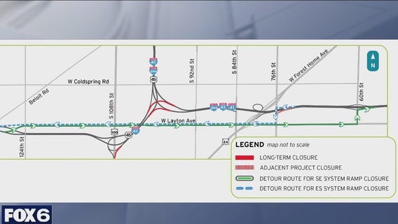 Construction projects on I-43 and I-894
