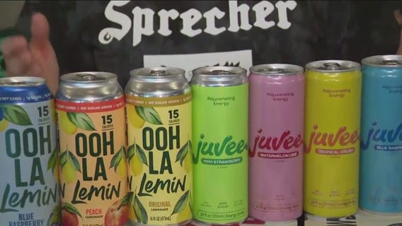 Different types of craft sodas