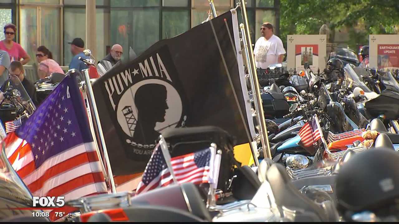 Blessing of the Bikes ceremony at Washington National Cathedral