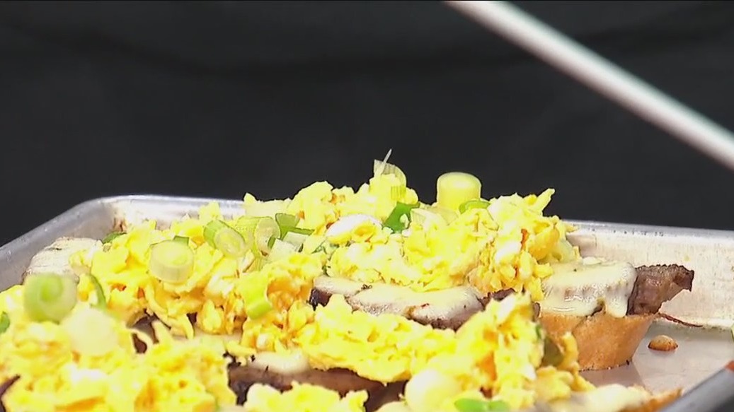 Breakfast brisk tartine: recipe