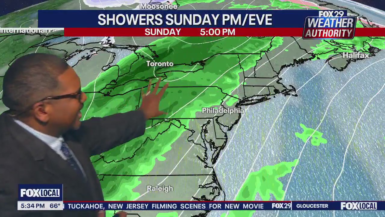 Weather Authority: Monday 5pm forecast