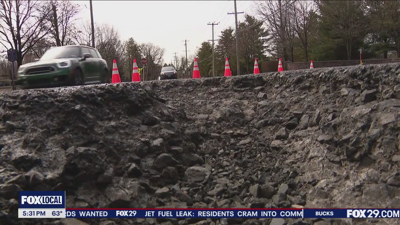 Patching potholes: PennDOT crews make repairs to craters in roadways
