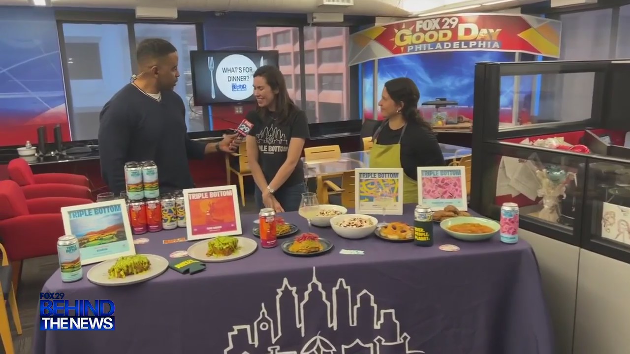 FOX 29 Behind The News: What's For Dinner? - Triple Bottom Brewing