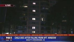 Child killed in Fairfax County after falling from window at apartment building, police say