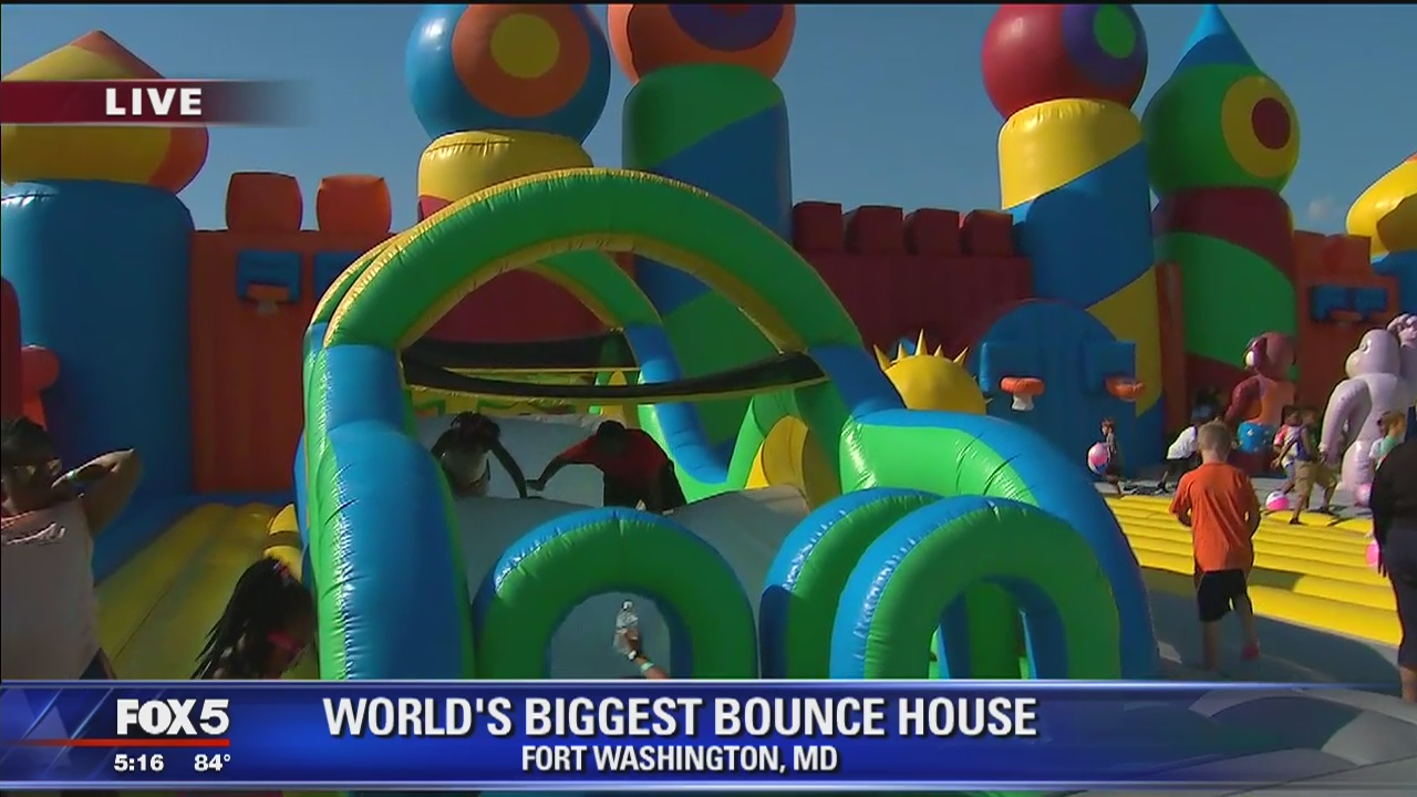 World's biggest bounce house comes to Prince George's County