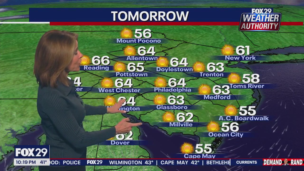 Weather Authority: Monday 10 pm forecast