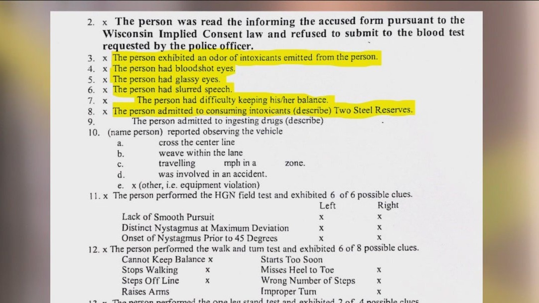 Warrant: Driver was drinking before crash