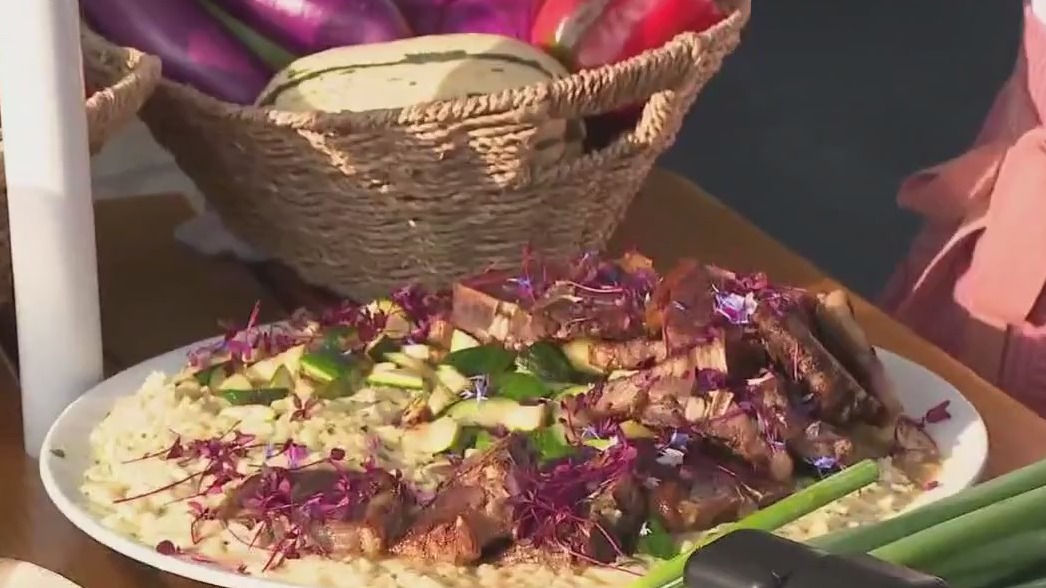 Produce, meat, and baked goods