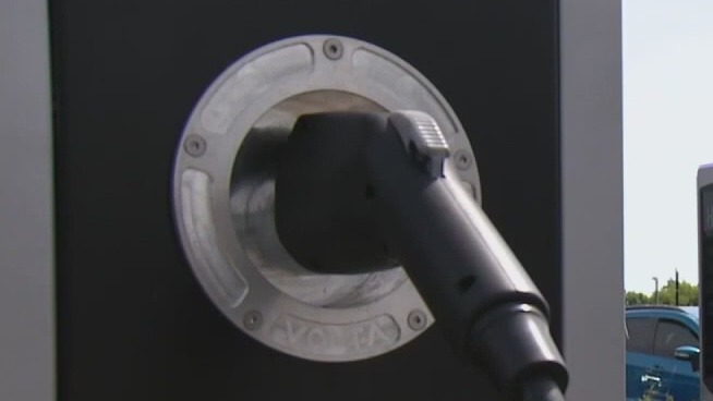 Veterans Park EV charging station plan