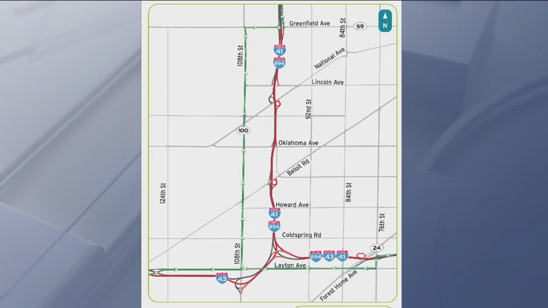 I-894/41/43 and Hale Interchange closures