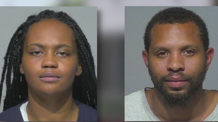 Kids locked in storage unit, 2 people charged