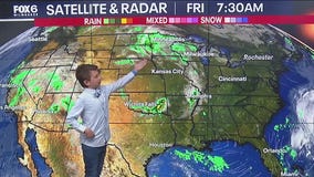 Jacob helps with the weather