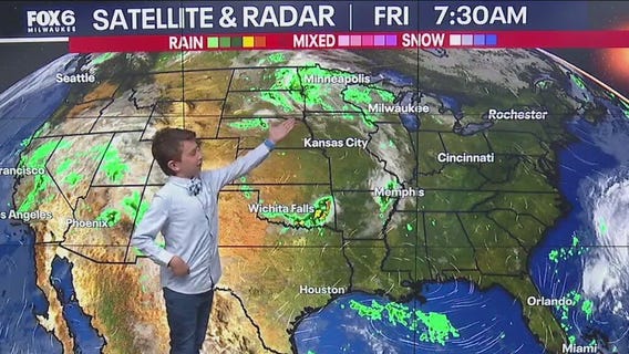 Jacob helps with the weather