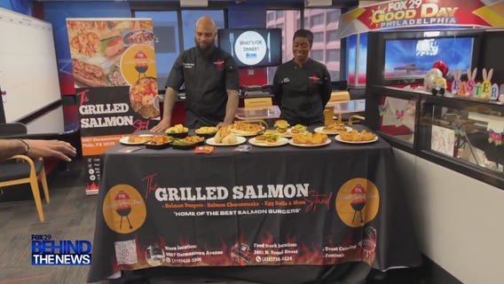 FOX 29 Behind The News: What's For Dinner? - The Grilled Salmon Stand