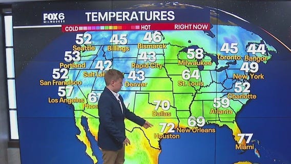 Cole helps Rob with the weather