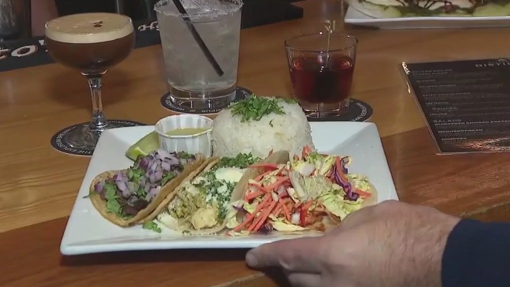 Food or drinks to choose from