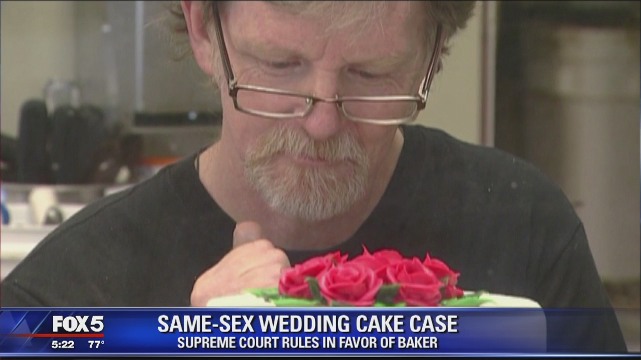 Supreme Court rules in favor of Colorado baker in same-sex wedding cake case