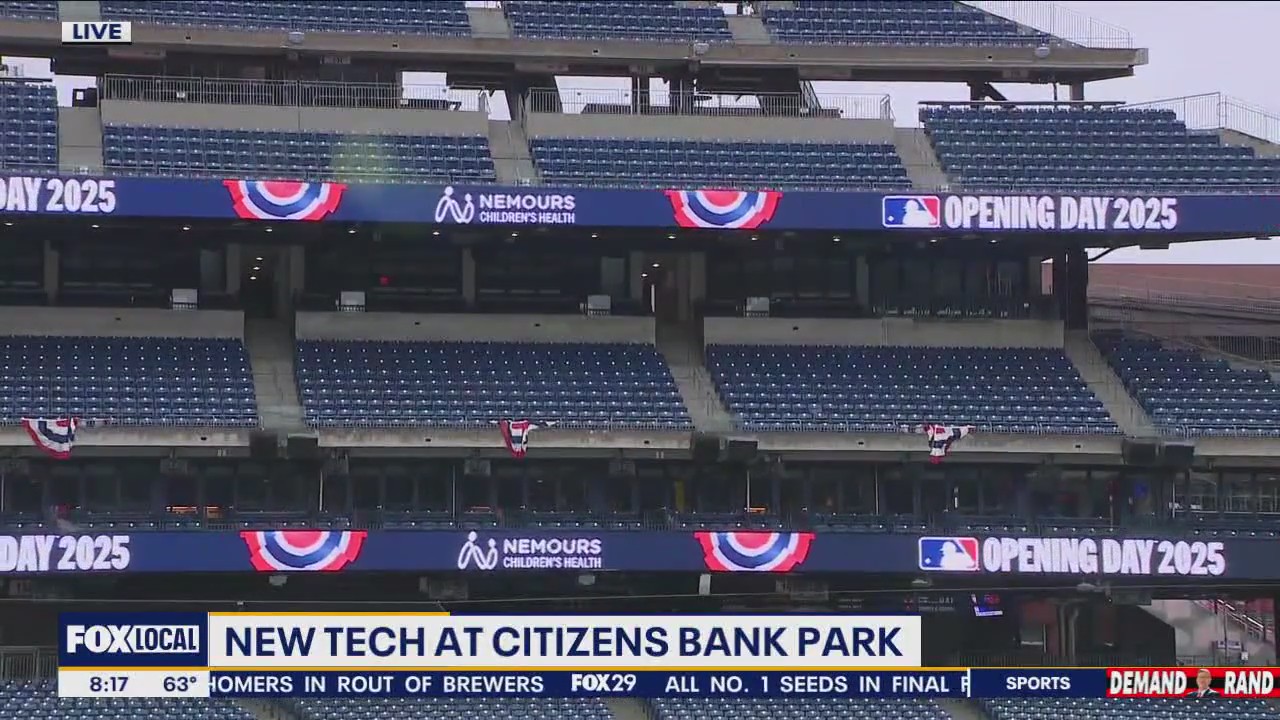 New tech to be on display at Citizens Bank Park
