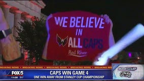 Caps fans celebrate big Game 4 victory in Stanley Cup Final