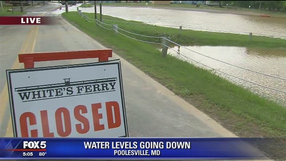 White's Ferry impacted by flooding, high water