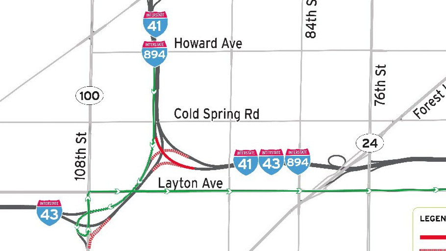 54-hour Hale Interchange system ramp closure