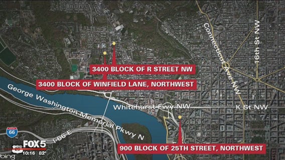 3 sexual assault incidents reported on same night in Georgetown