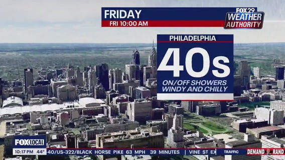 Weather Authority: 10 p.m. Thursday forecast