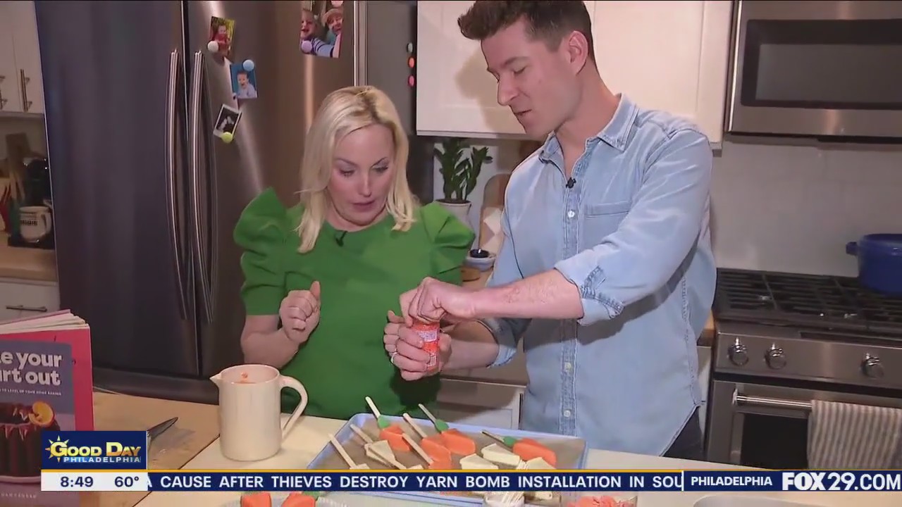 Baked By Dan: Cheesecake Carrot Pops & Giant Cinnamon Bun