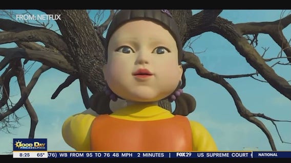 Meet the voice behind the Squid Game Red Light, Green Light doll | Good Day Philadelphia Weekend