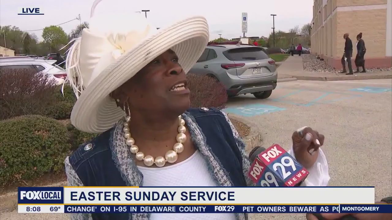 Easter Sunday services underway in Philadelphia