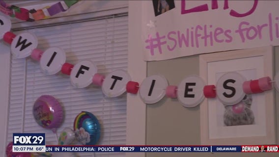 Swifties shower Bucks County teen after brain cancer diagnosis
