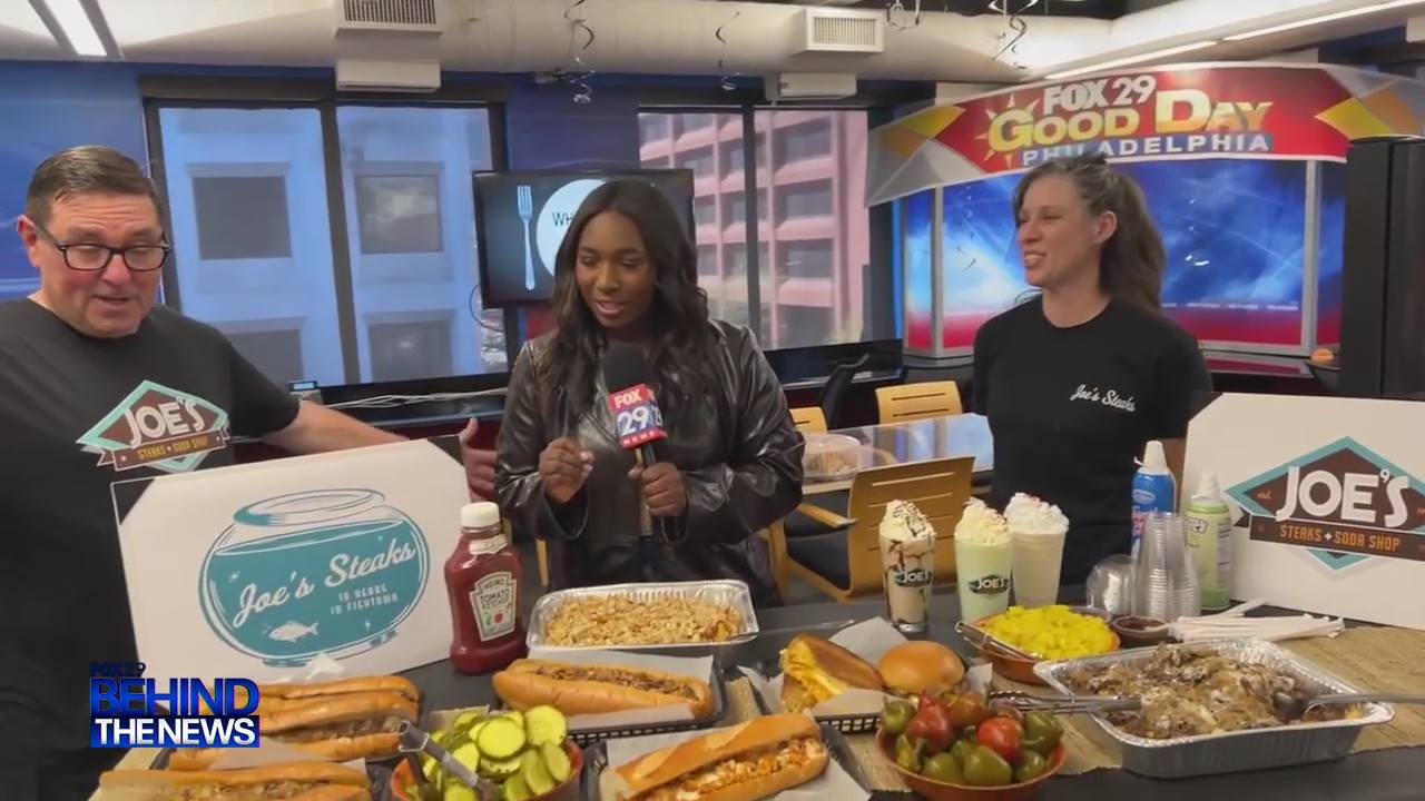 FOX 29 Behind The News: What's For Dinner? - Joe's Steaks + Soda Shop
