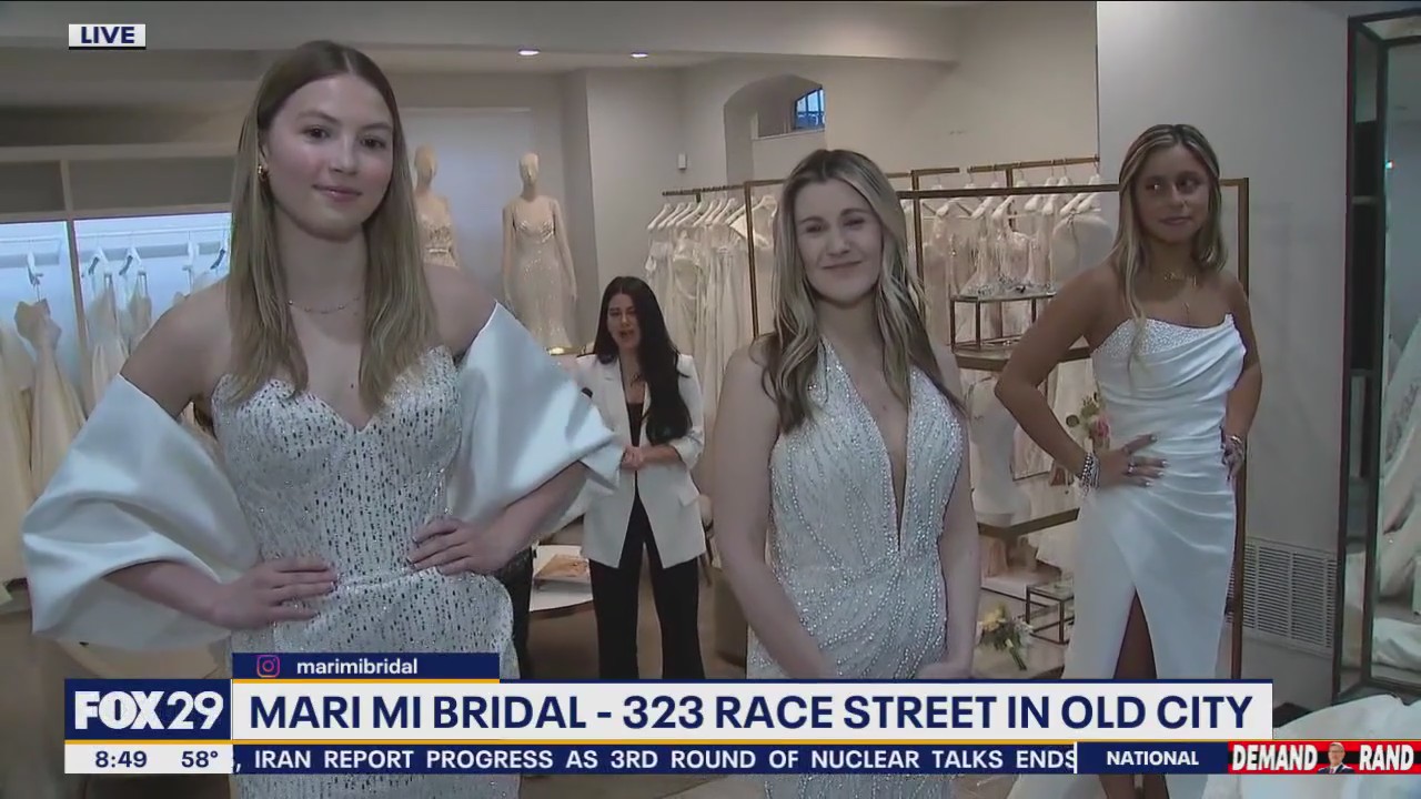 Old City Wedding Stroll: Mari Mi Bridal & Boxbar