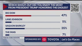 What was your favorite Trump shout out during Eagles' White House visit?
