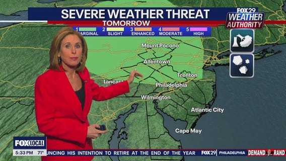 Weather Authority: Monday 5 p.m. forecast