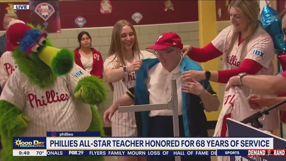 Phillies Surprise Beloved Bucks County Teacher