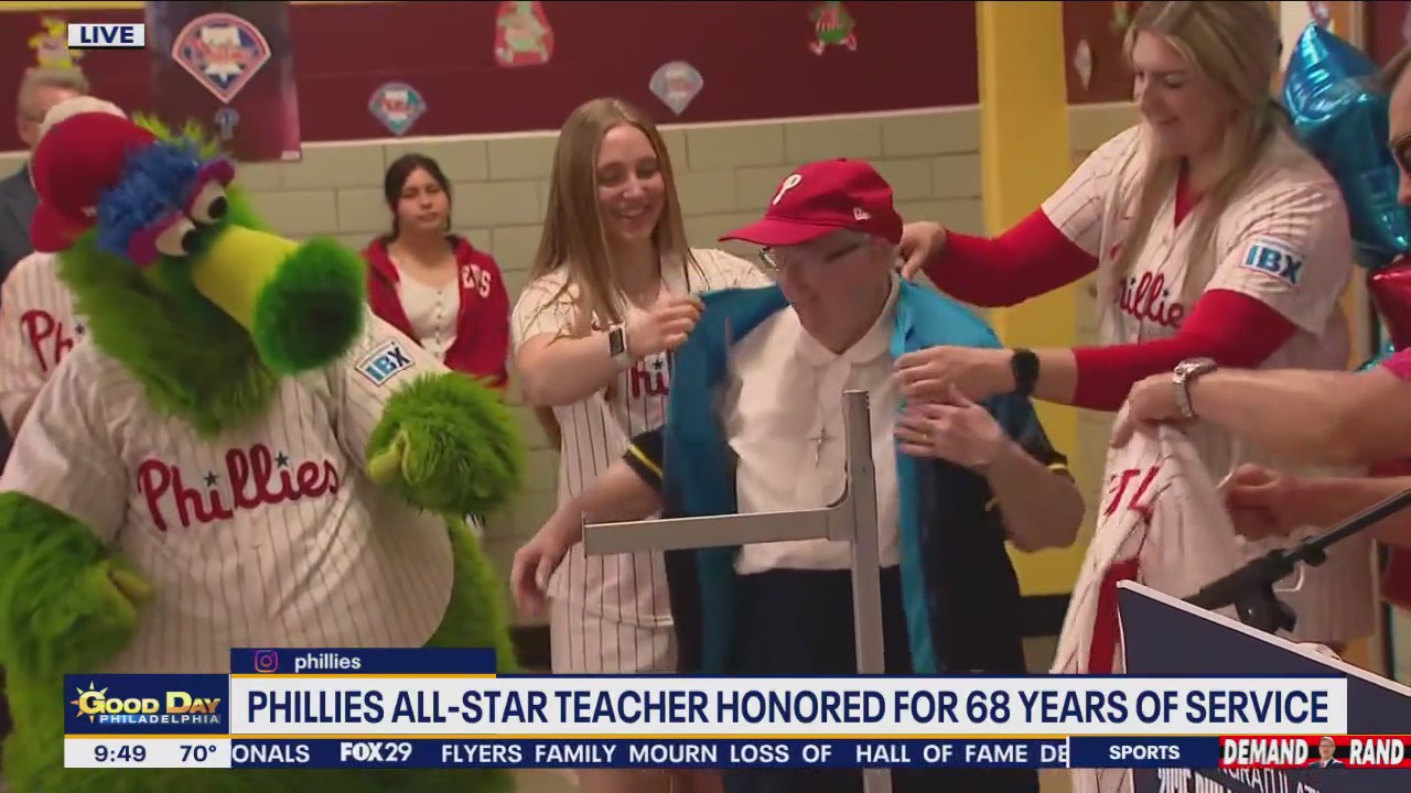 Phillies Surprise Beloved Bucks County Teacher