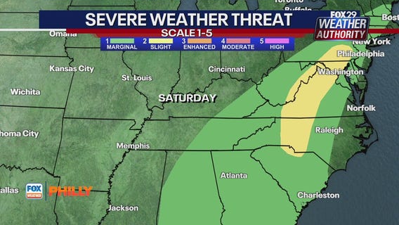 Rain, thunderstorm chances go up | FOX Weather Philly