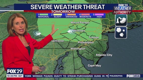 Weather Authority: Monday 10 p.m. forecast