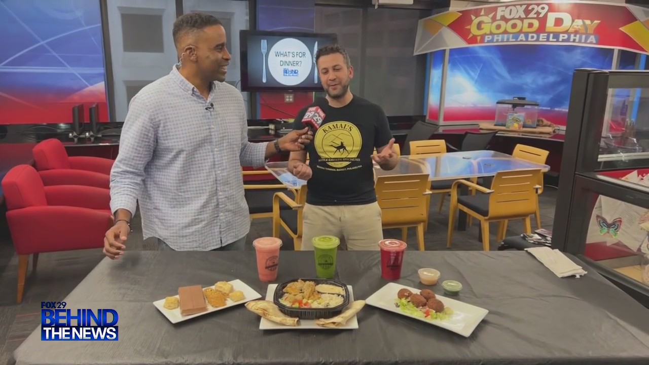 FOX 29 Behind The News: What's For Dinner? - Kamals Middle Eastern Cuisine